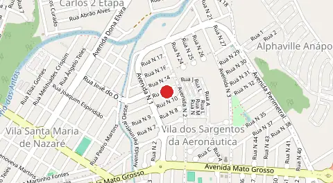 Mapa de Anapolis City