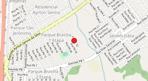 Mapa de Parque Brasilia