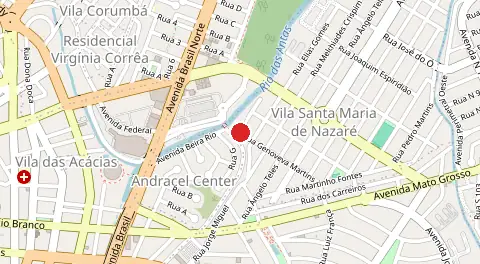 Mapa de Vila Santa Maria de Nazareth