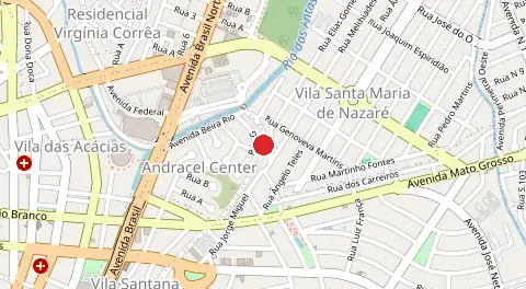 Mapa de Santa Maria de Nazareth
