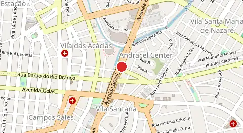 Mapa de Andracel Center