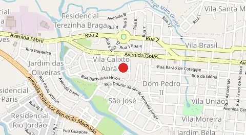 Mapa de Vila Calixto Abrao