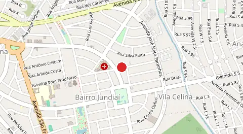 Mapa de Jundiai