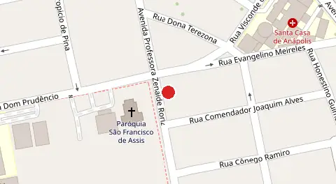 Mapa da localização