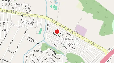 Mapa de Residencial Flamboyant