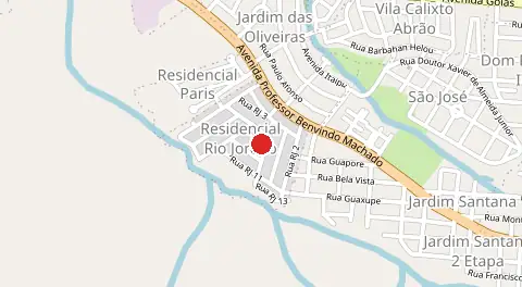 Mapa de Residencial Jordao