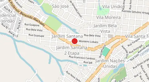 Mapa de Jardim Goiano
