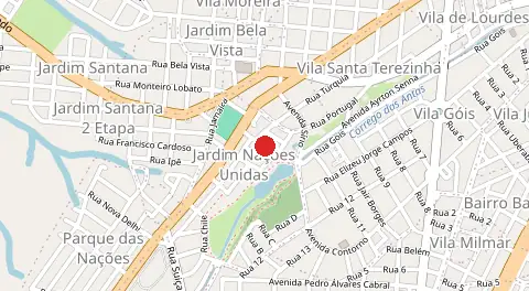 Mapa de Nações Unidas