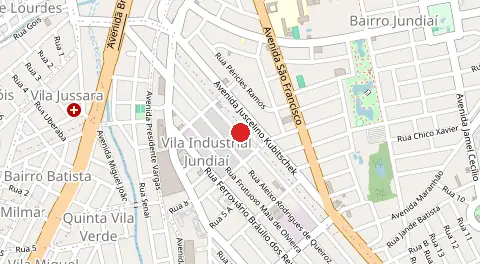 Mapa de Jundiai Industrial