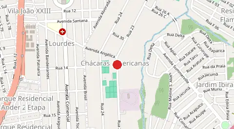Mapa de Chácaras Américanas