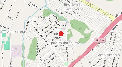 Mapa de Jardim Ibirapuera