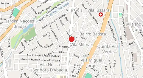 Mapa de Nossa Senhora Dabadia