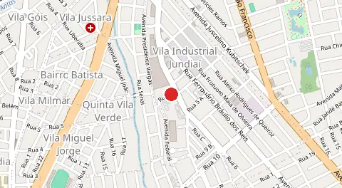 Mapa de Vila Industrial Jundiai