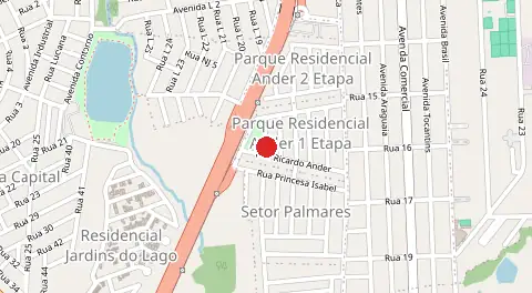 Mapa de Residencial Ander