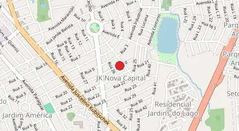 Mapa de Jk Nova Capital