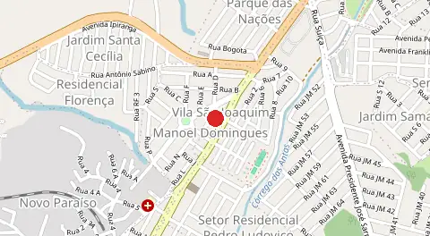 Mapa de Bairro Manoel Domingues