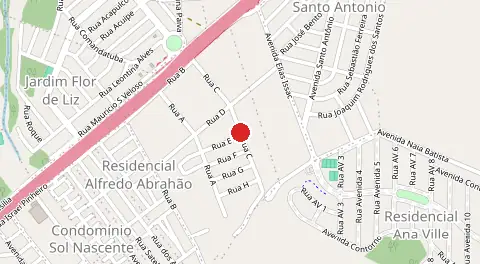 Mapa de Santo Antônio II Etapa