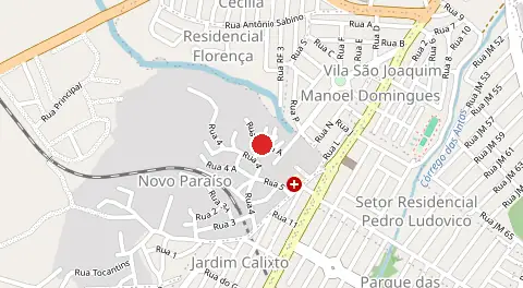 Mapa de Novo Paraíso