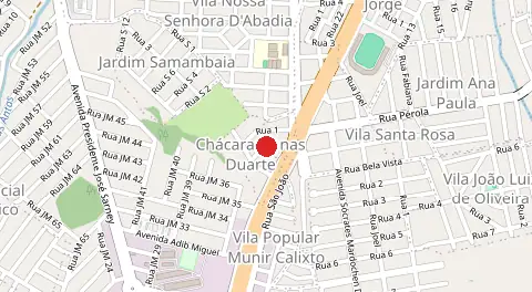 Mapa de Vila Santa Rita