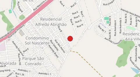 Mapa de Residencial Santo Antônio