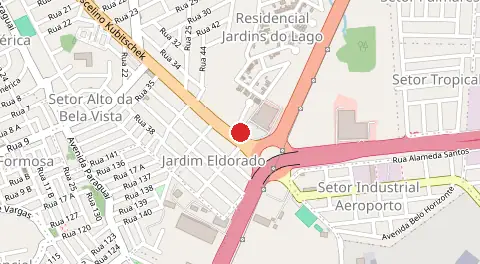Mapa de Parque Nova Capital