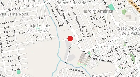 Mapa de Residencial Novo Mundo