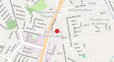 Mapa de Vila Popular Munir Calixto