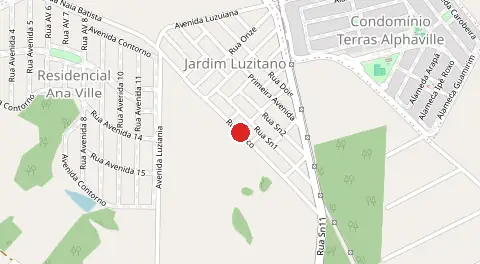 Mapa de Jardim Luzitano
