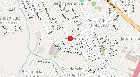 Mapa de Vila Formosa 1 Etapa