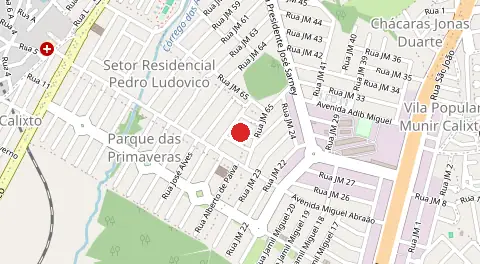 Mapa de Residencial Pedro Ludovico