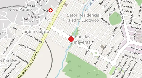 Mapa de Parque das Primaveras