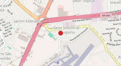 Mapa de Setor Industrial Aeroporto