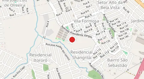 Mapa de Vila Formosa