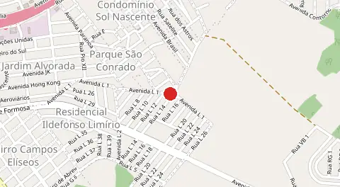 Mapa de Residencial Leblon