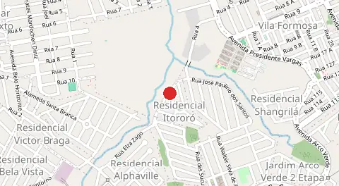 Mapa de Residencial Itororo
