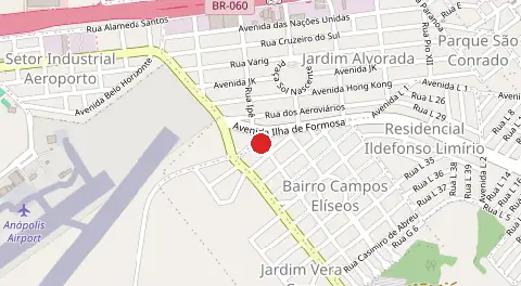 Mapa de Campos Elisios