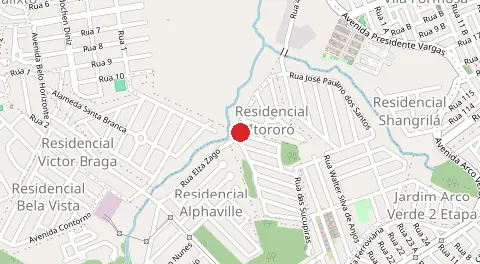 Mapa de Residencial Tangara