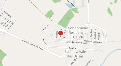 Mapa de Condomínio Gaudi