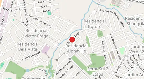 Mapa de Setor Residencial Alphaville