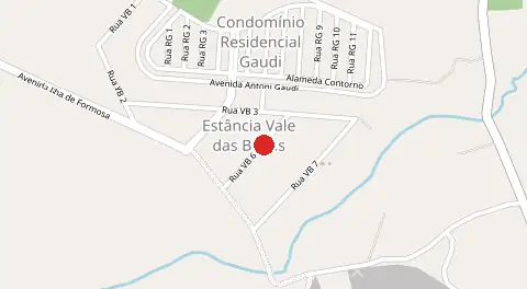 Mapa de Instacia Vale das Brisas