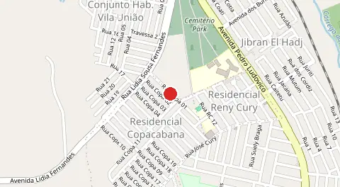 Mapa de Residencial Copacabana