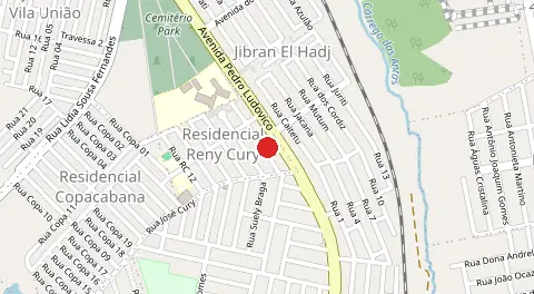 Mapa de Residencial Reny Cury