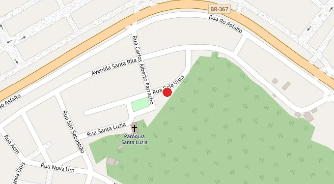 Mapa da localização