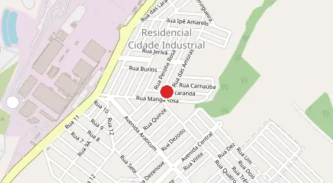 Mapa de Residencial Cidade Industrial