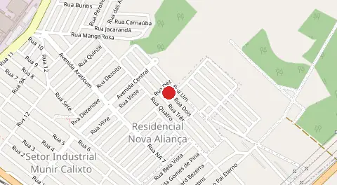 Mapa de Residencial do Cerrado