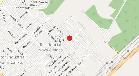 Mapa de Residencial Girassol