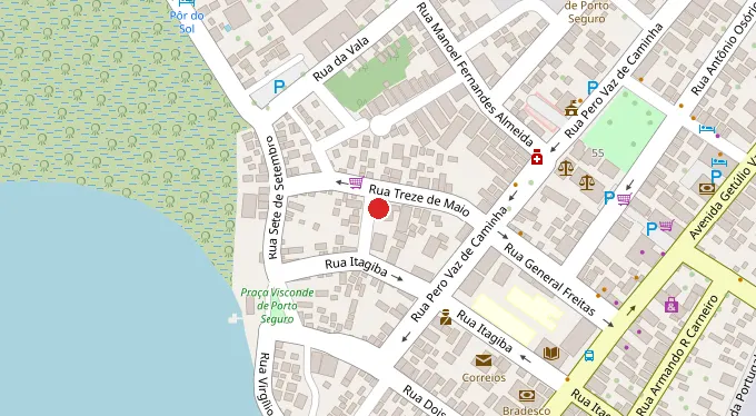 Mapa da localização