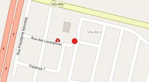 Mapa da localização
