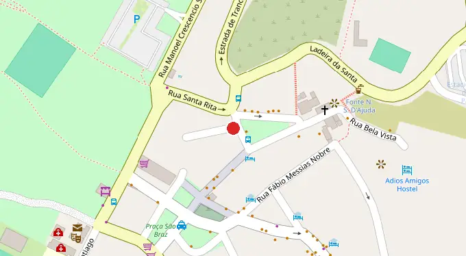Mapa da localização