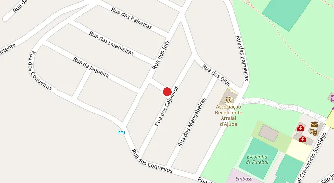 Mapa da localização